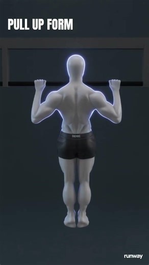 Perfect Pull-Up Form ✅ Do It RIGHT! #shortsvideo #aianimation