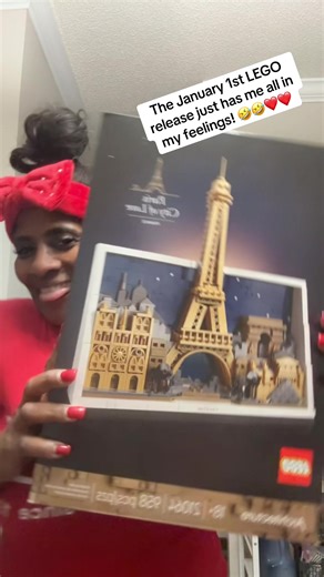 Have you started building any of your January 1st LEGO releases? Or did you add them to you backlog? I HAD to build the Paris architecture!! As a travel agent, the destination builds are some of my FAVS! Love love love. #lego #legoarchitecture #travelgurl #paris #girlswholego