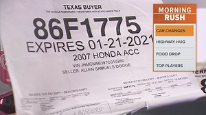 Texas drivers will say goodbye to temporary paper plates