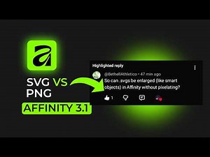 Stop Using PNG for Logos! Use SVG in Affinity for 100% Sharpness