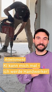 4.1K views · 26 reactions | Handwerk statt KI 烙 Berufe wie...