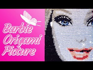 3D Origami Barbie girl 🩷