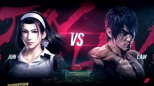 TEKKEN fans! It's here the first real gameplay of TEKKEN 8! Jun and Law in the all-new TEKKEN 8 gameplay, featuring the breathtaking NEW Sanctum stage! That's not all - we also get a glimpse of the sleek VS screen and the new TEKKEN 8 announcer. You don't want to miss out on this - watch now and let us know your thoughts in the comments!" | YellowMotion