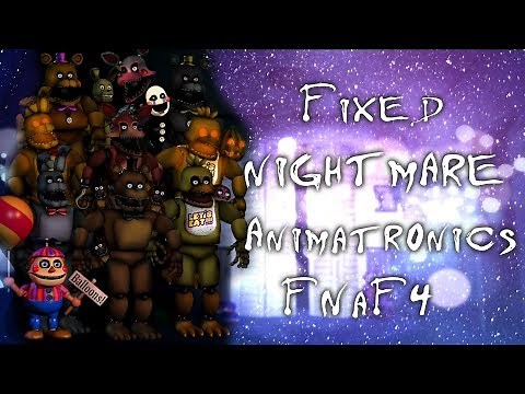 [ Speed Edit | FNAF ] Making Fixed Nightmare Animatronics (V.3)