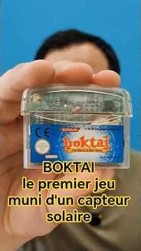 BOKTAI le premier jeu muni d'un capteur solaire #jeuxvidéo #metalgearsolid