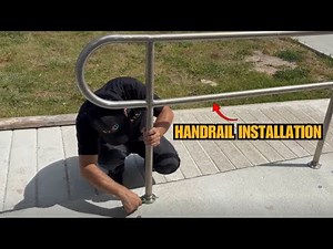 Installing Handrails on a Cement Ramp – Step-by-Step Guide