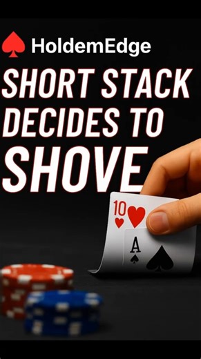 “SHORT STACK DECIDES TO SHOVE 🔥 | Hero’s Double Up Before the Bubble | HoldemEdge #3”