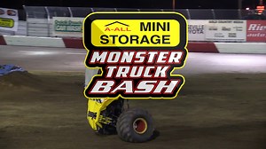 Saturday April 13th is the return of the A-All Mini Storage Monster Truck Bash at All American Speedway! The best Monster Trucks soar above Roseville including the high-flying Titan. High-speed NASCAR oval track racing at both shows! Grab tickets at www.AllAmericanSpeedway.com TWO showtimes: 2pm and 7pm PLUS free pre-race parties 2 hrs before showtime to see the trucks up close and meet the drivers. Kids tickets are just TEN BUCKS and kids under 2 are FREE! A full field of Monster Trucks compete