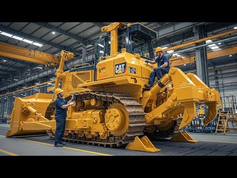 How a Bulldozer Is Made | Complete Modern Factory Process Step by Step
