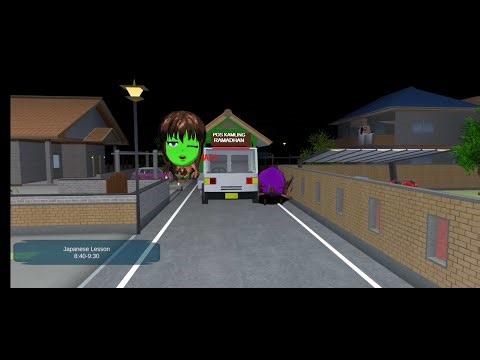 English SAKURA SchoolSimulator : 😍 Excited stream | Playing Solo | Streaming with Turnip