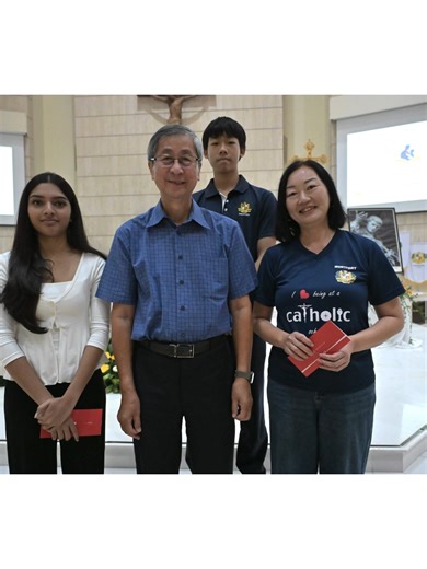 PART 3: Logo Presentation & Competition Winners 🎨 A celebration of creativity, identity, and shared mission. 🎨 One of the meaningful highlights of the DOSY Mass was the presentation of the winning logo for the St Gabriel’s Foundation 25th Anniversary Celebration Logo Competition. This initiative invited members of our community to creatively express what SGF stands for — faith, education, service, and unity. A total of 110 entries were received, reflecting incredible enthusiasm and creativity 