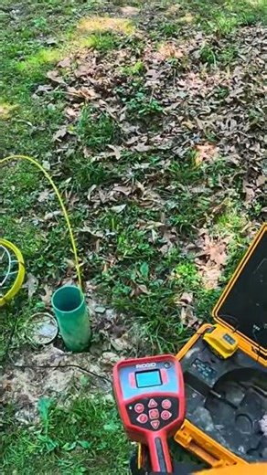 Locating septic tank.