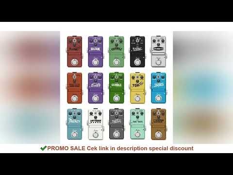 Rowin Pedal Para Guitarra Super Tiny Effects NANO Looper Flanger Booster Frenzy Compressor Tremolo T