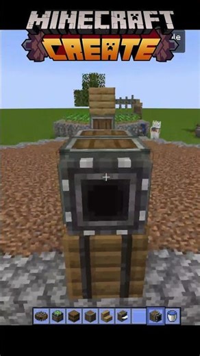 Bois infini automatique dans Minecraft (Create Mod) #minecraft