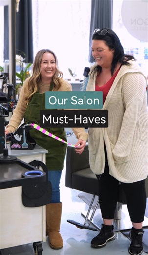 What’s a must-have for a day in the salon? Caffeine ✅ Favorite blow dryer ✅ Clients 🫶 We asked the team for their must-haves for a day in the salon! | Paragon Salon & Spa LLC