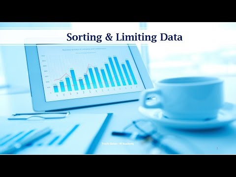 מיון והגבלת נתונים ב SQL Server ORDER BY ו TOP