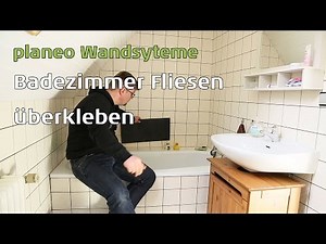 Renovate bathroom walls with planeo wall systems