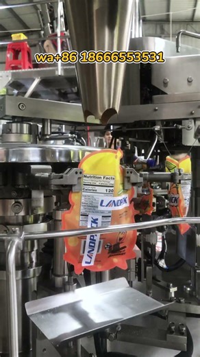 rotary premade pouch packing machine#machine #packagingmachine #factory