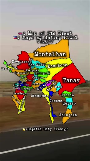 Discover the Historical Map of Old Rizal