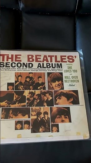 The Beatles Second album 1964 #vinyl #beatlesalbum #thebeatles