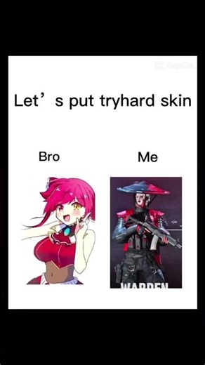 Let’s put on a try hard skin