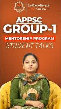 APPSC Group-1 Mentorship | Student Talks | Feedback | DSP Sudarshan Reddy