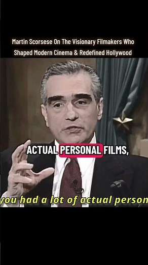 Martin Scorsese On The Golden Age Of Cinema