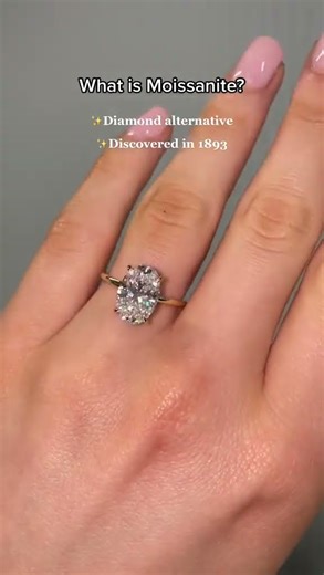 What is moissanite? #moissaniterings #moissanite #moissanitevsdiamond