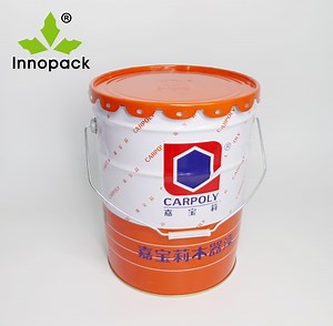 [Hot Item] 18L and 20L Tin Bucket Metal Paint Pail with Lug Lid