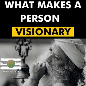 13K views · 585 reactions | Sadhguru talks about what having a vision means and how a person can be one. He also goes on to talk about volunteering and the willingness to work towards a vision despite the roadblocks that may come in between. | Mystics of India | Facebook