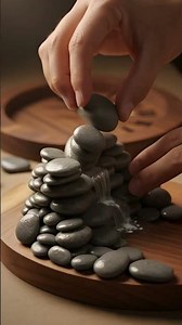 Stone Waterfall Clock is Hypnotic #satisfying #art