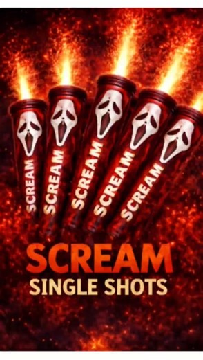 Scream Singelshots #pyro #fireworks #scream #firecracker #silvester