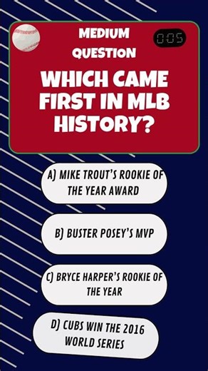 MLB Multiple Choice Challenge ⚾🔥 | Only True Baseball Fans Get This Right!