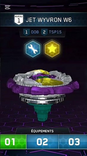 Beyblade burst App QR Codes Jet Wyvron W6