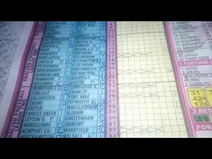 Week 04 Pool Results for 2019/20 UK Football Season