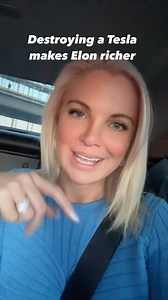 If you destroy a Tesla the insurance company will have to replace it with another one. This was the funniest realization I had all day. Laughable really. Who’s the dumb dumb now? #fyp #tesla #vandalism #elon #liberalsnowflakes #politics | Kate Monroe