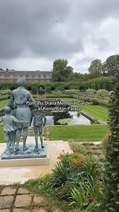 Princess Diana is buried on a small island in the middle of a lake at her family’s estate, Althorp, in England. The location is private and surrounded by trees, offering peace and seclusion. Nearby, there is a memorial site where the public can pay their respects. #ladydiana #ladydianaspencer | Royal Family Stories