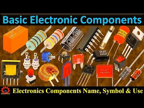Basic Electronics components name, symbols and functions | Basic electronics Guide to components.