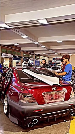 Toyota Mark X Modified Black Full Wrapped | Pakistan Modified Cars