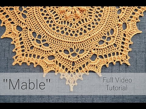 "Mable" Video Tutorial {Master Class} -- Pattern by Grace Fearon