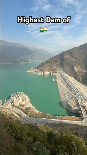 The highest dam in India is Tehri Dam, Height: 260.5 metres, Type: Earth and rock-fill dam