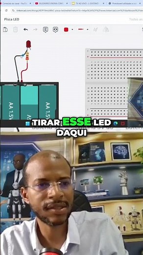 How to connect an LED to a breadboard so it lights up using batteries? - Robot with Artificial In...