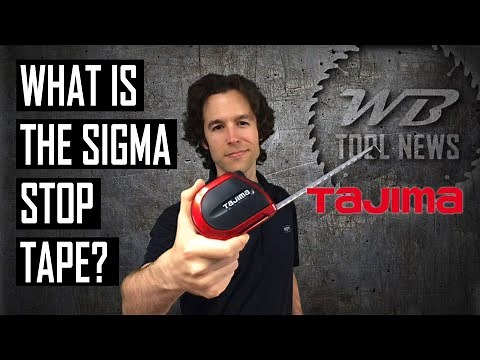 Tajima's Sigma Stop Tape Measure + Safety Belt Holder | Walk-Around