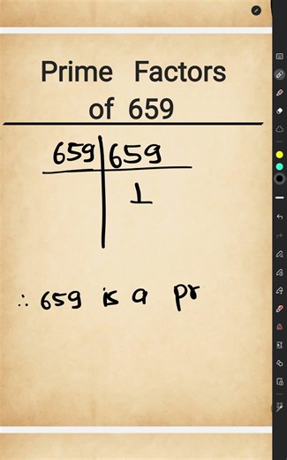 Prime Factors of 659 l Prime Factorization of 659