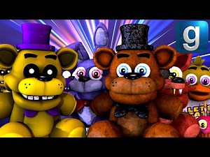 Gmod FNAF | Review | Brand New FNAF 1 Plushie Ragdolls!