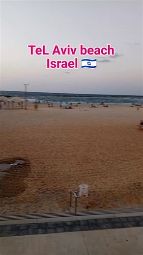 5.3K views · 681 reactions | TeL Aviv beach ⛱️ Israel  #Israel #telaviv #travel #holyland #beach | Holy Land Travel Vlog | Facebook