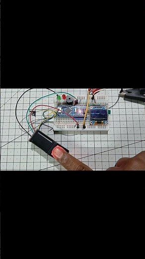 fingerprint door lock system using arduino 🔐 #arduinoproject