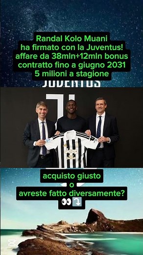 Kolo Muani ha firmato con la Juventus! #calcio #juventus #seriea #calciomercato #kolomuani