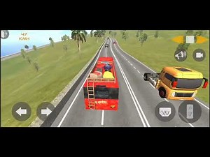 Ultimate Indian Red Bus Ride 🚍 | Offroad to City Challenge | Bus Simulator Experience