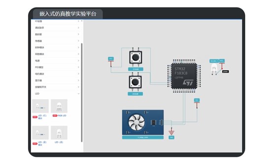 国产嵌入式仿真实验教学平台试玩 再也不用啥子Proteus了